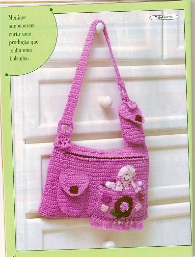 Bolsa infantil Bonequinha linda